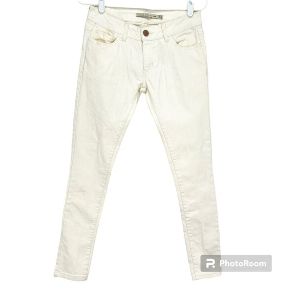 Women’s White Skinny Jeans - Classic High-Rise Stretch